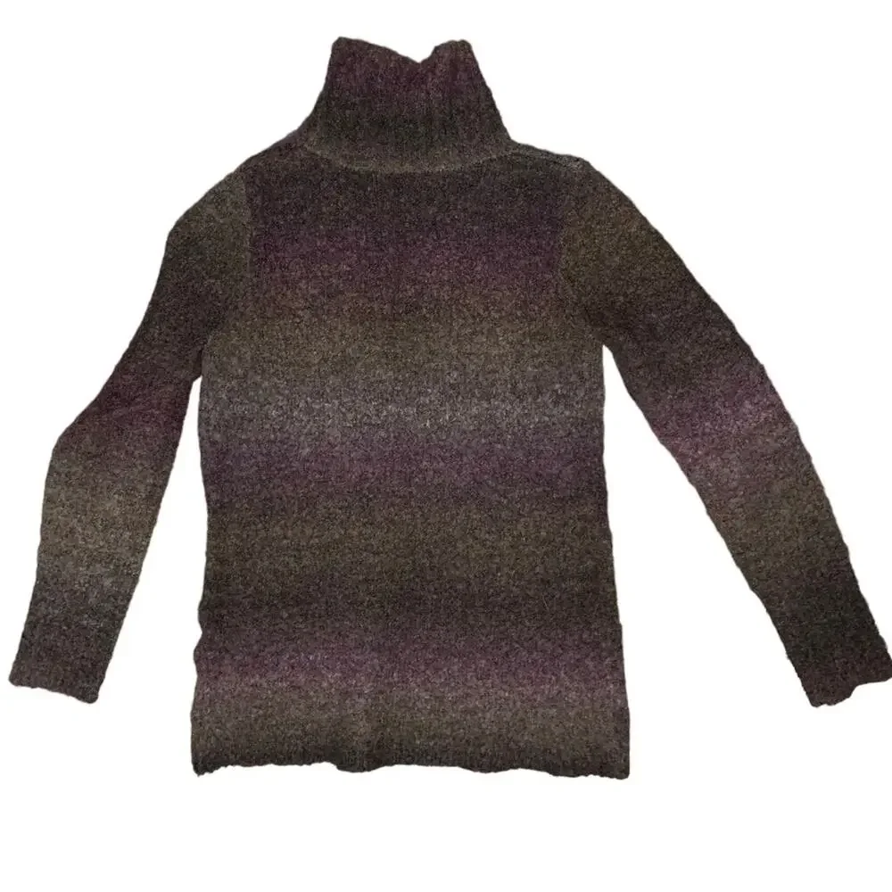 Woolrich turtle neck cowl mock woman’ssize small wool ombré